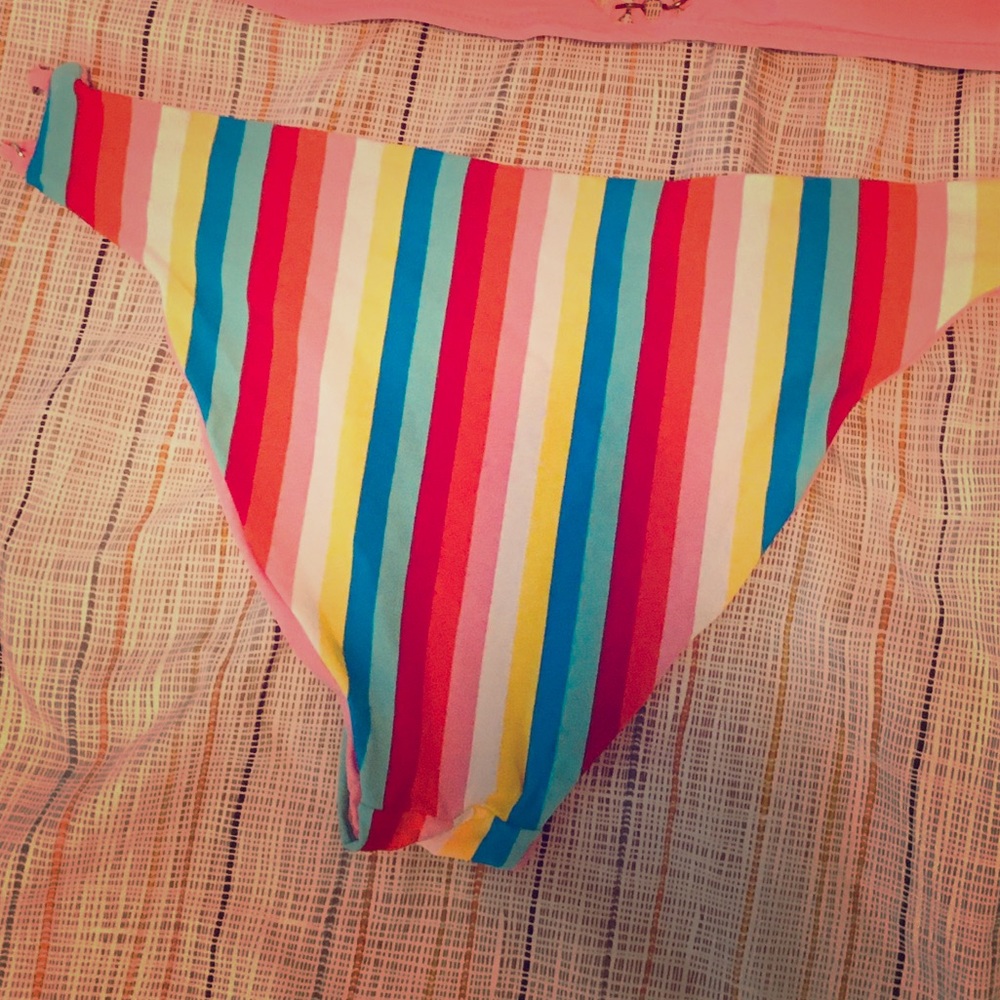 Pink bikini bottoms